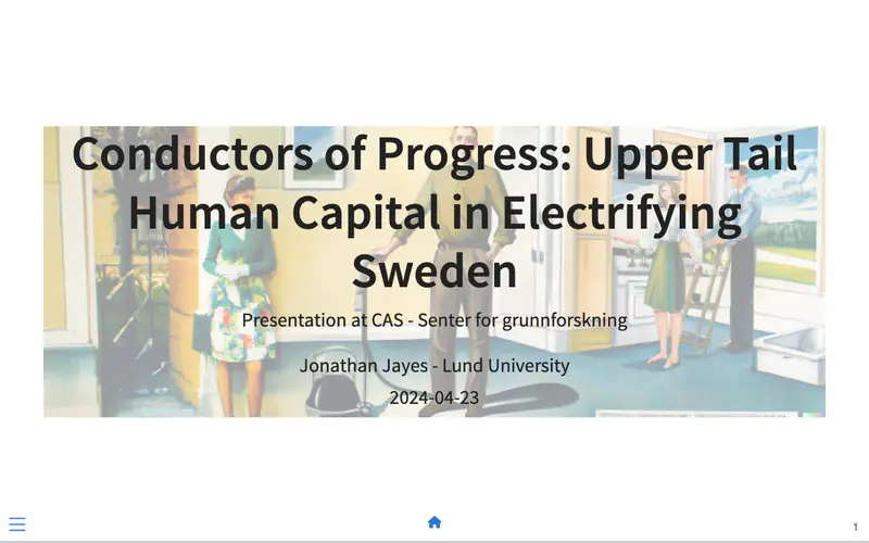 Screenshot of Conductors of progress