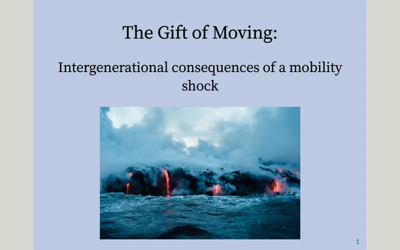 Screenshot of The gift of moving